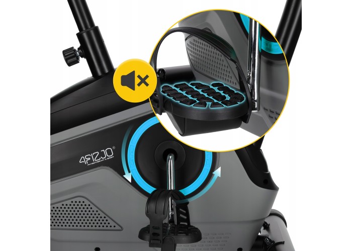 Велотренажер магнітний 4FIZJO Active+ TBIKE02 Black/Blue