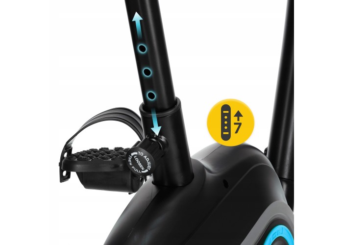 Велотренажер магнітний 4FIZJO Active+ TBIKE02 Black/Blue