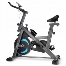 Велотренажер спінінговий (спінбайк) 4FIZJO Ultra SBIKE02 Black/Blue