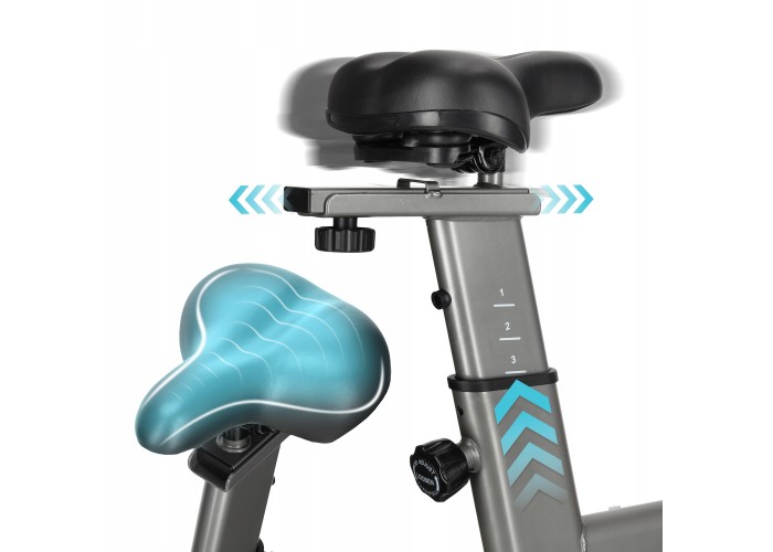Велотренажер спінінговий (спінбайк) 4FIZJO Racing SBIKE01 Black/Blue