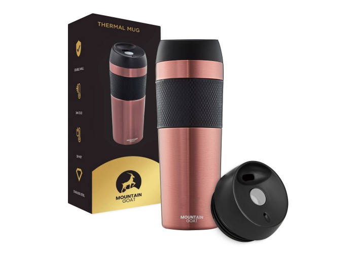 Термокухоль Mountain Goat Travel 0.4 л Rose Gold (P-5907739315960)