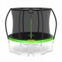 Батут із внутрішньою сіткою 4FIZJO PRO 8FT 252 см Black/Green (P-5907739314161)