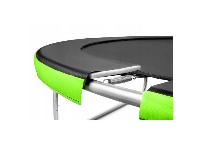 Батут із внутрішньою сіткою 4FIZJO PRO 8FT 252 см Black/Green (P-5907739314161)