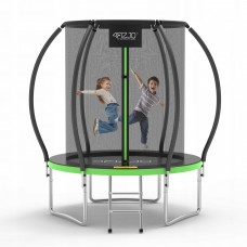 Батут із внутрішньою сіткою 4FIZJO PRO 6FT 183 см Black/Green (P-5907739319234)