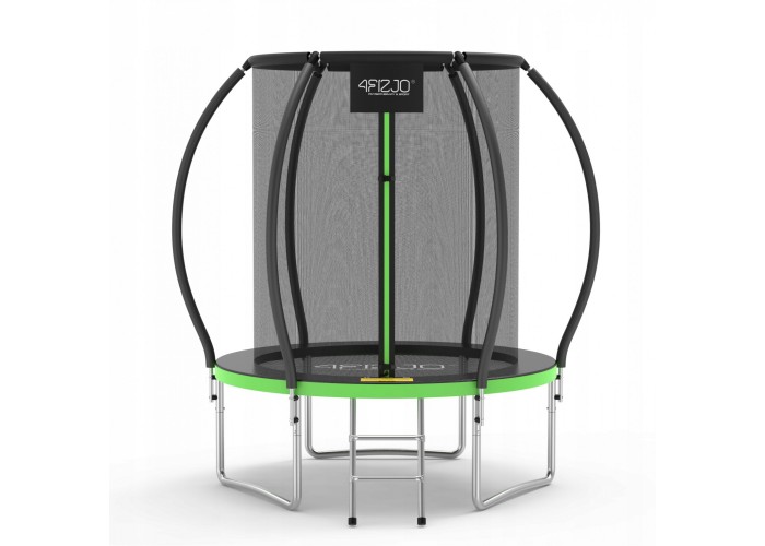 Батут із внутрішньою сіткою 4FIZJO PRO 6FT 183 см Black/Green (P-5907739319234)