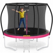 Батут із внутрішньою сіткою 4FIZJO PRO 8FT 252 см Black/Pink (P-5907739314550)
