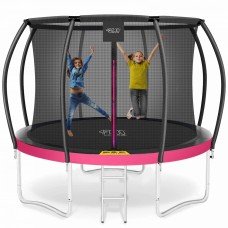 Батут із внутрішньою сіткою 4FIZJO PRO 10FT 312 см Black/Pink (P-5907739314604)