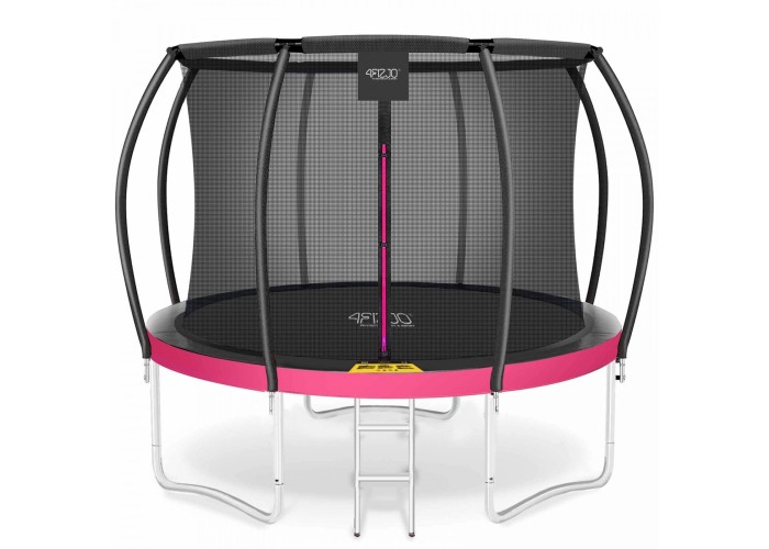 Батут із внутрішньою сіткою 4FIZJO PRO 10FT 312 см Black/Pink (P-5907739314604)