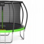 Батут із внутрішньою сіткою 4FIZJO PRO 12FT 374 см Black/Green (P-5907739314185)