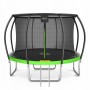 Батут із внутрішньою сіткою 4FIZJO PRO 12FT 374 см Black/Green (P-5907739314185)