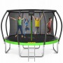 Батут із внутрішньою сіткою 4FIZJO PRO 14FT 435 см Black/Green (P-5907739314192)