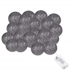 Гірлянда на батарейках Springos Cotton Balls 4 м 20 LED CL0047 Warm White