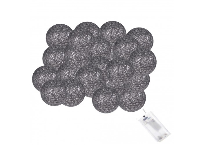 Гірлянда на батарейках Springos Cotton Balls 4 м 20 LED CL0047 Warm White