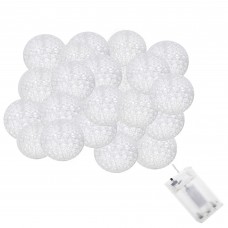 Гірлянда на батарейках Springos Cotton Balls 6 м 30 LED CL0049 Warm White