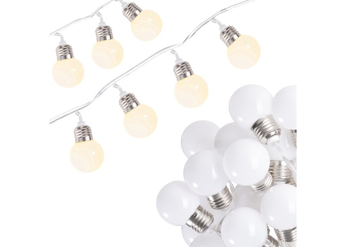 Гірлянда у вигляді лампочок на батарейках Springos 2 м 10 LED CL0073 Warm White