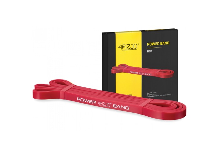 Еспандер-петля 4FIZJO Power Band 13 мм 6-10 кг резина для фітнесу і спорту Red (P-5907222931059)