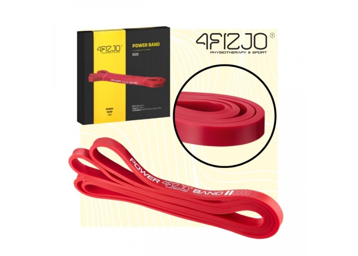 Еспандер-петля 4FIZJO Power Band 13 мм 6-10 кг резина для фітнесу і спорту Red (P-5907222931059)
