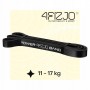 Еспандер-петля 4FIZJO Power Band 22 мм 12-17 кг резина для фітнесу і спорту Black (P-5907222931066)