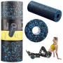 Масажний ролик 4FIZJO EPP PRO+ 45 x 14.5 см (валик, роллер) гладкий Black/Blue (P-5907222931141)