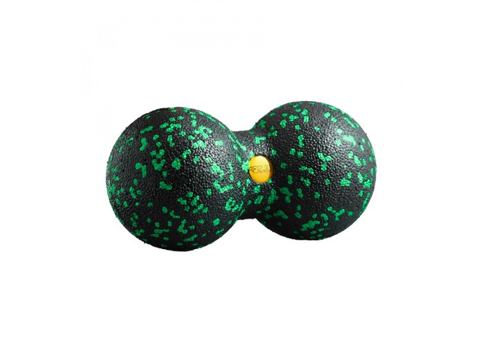 Масажний м'яч подвійний 4FIZJO EPP DuoBall 08 Black/Green (P-5907222931295)