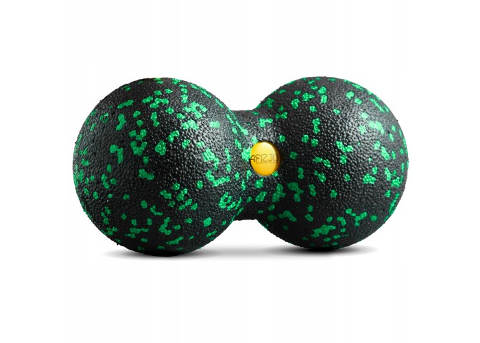 Масажний м'яч подвійний 4FIZJO EPP DuoBall 08 Black/Green (P-5907222931295)