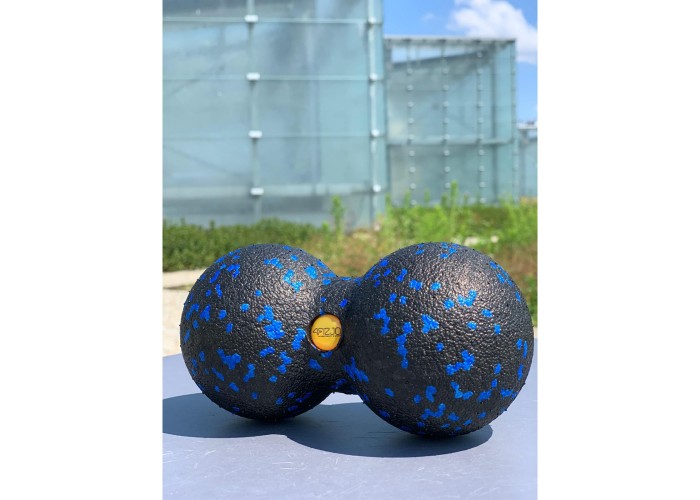 Масажний м'яч подвійний 4FIZJO EPP DuoBall 08 Black/Blue (P-5907222931318)