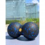 Масажний м'яч подвійний 4FIZJO EPP DuoBall 08 Black/Blue (P-5907222931318)