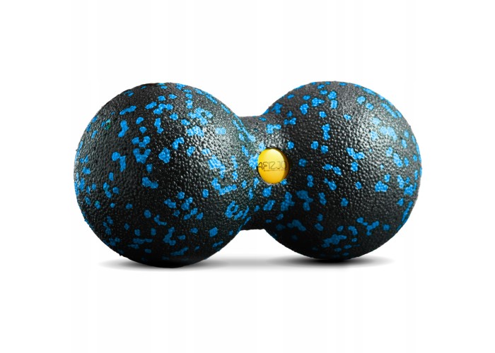 Масажний м'яч подвійний 4FIZJO EPP DuoBall 08 Black/Blue (P-5907222931318)