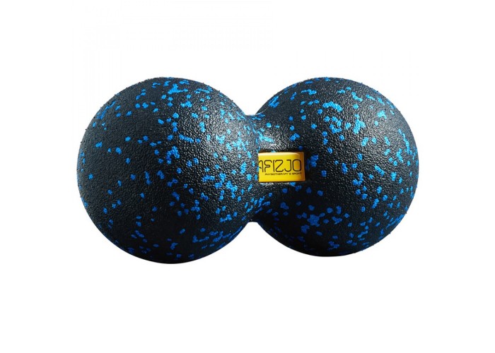 Масажний м'яч подвійний 4FIZJO EPP DuoBall 12 Black/Blue (P-5907222931349)