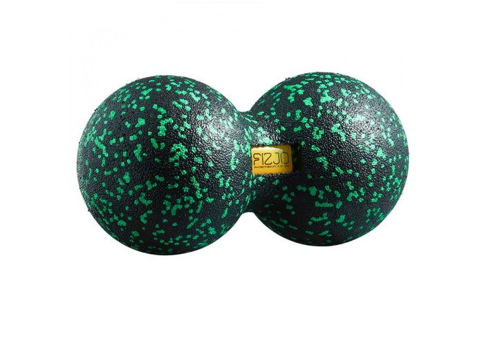 Масажний м'яч подвійний 4FIZJO EPP DuoBall 12 Black/Green (P-5907222931325)