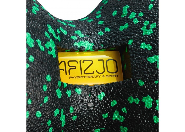 Масажний м'яч подвійний 4FIZJO EPP DuoBall 12 Black/Green (P-5907222931325)