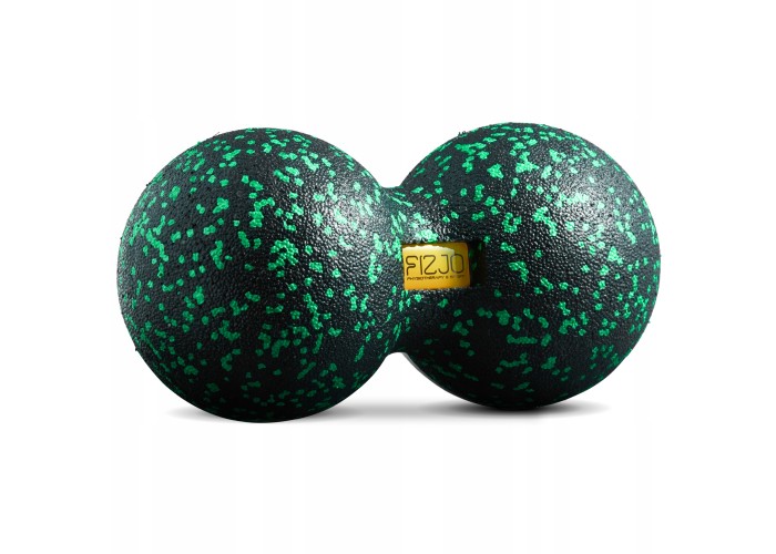 Масажний м'яч подвійний 4FIZJO EPP DuoBall 12 Black/Green (P-5907222931325)