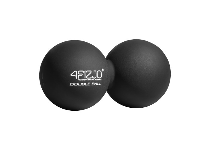Масажний м'яч подвійний 4FIZJO Lacrosse Double Ball 6.5 x 13.5 см Black (P-5907222931226)