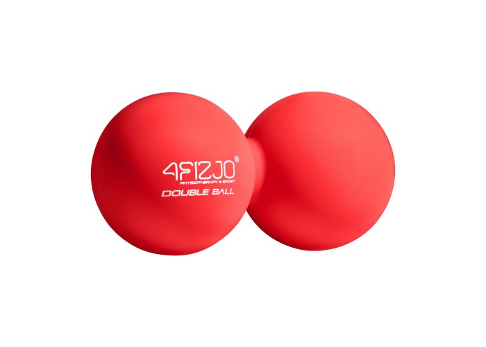 Масажний м'яч подвійний 4FIZJO Lacrosse Double Ball 6.5 x 13.5 см Red (P-5907222931219)