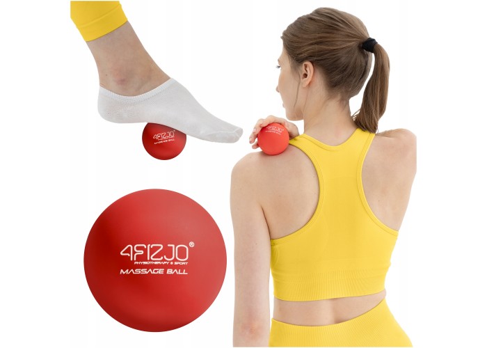 Масажний м'яч 4FIZJO Lacrosse Ball 6.25 см Red (P-5907222931202)