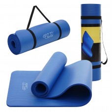 Килимок (мат) спортивний 4FIZJO NBR 180 x 60 x 1 см для йоги та фітнесу Blue (P-5907222931028)