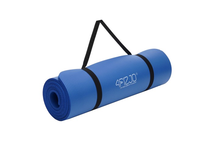 Килимок (мат) спортивний 4FIZJO NBR 180 x 60 x 1 см для йоги та фітнесу Blue (P-5907222931028)