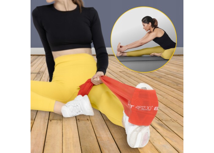 Стрічка-еспандер для спорту та реабілітації 4FIZJO Flat Band 200 х 15 cм 2-4 кг Red (P-5907222931646)