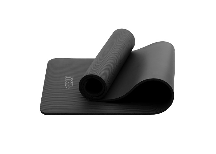 Килимок (мат) спортивний 4FIZJO NBR 180 x 60 x 1 см для йоги та фітнесу Black (P-5907222931462)