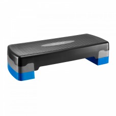 Степ-платформа 2-ступінчаста 4FIZJO 69 х 28 х 10-15 см Black/Blue (P-5907222931370)