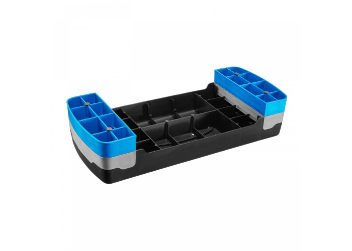 Степ-платформа 2-ступінчаста 4FIZJO 69 х 28 х 10-15 см Black/Blue (P-5907222931370)
