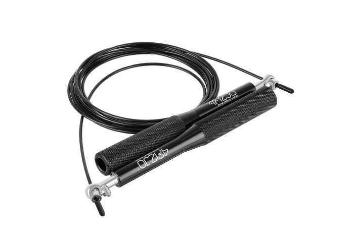 Скакалка швидкісна для кросфіту 4FIZJO Speed Rope Black (P-5907222931165)
