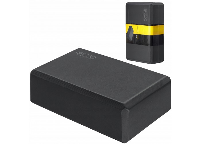 Блок для йоги 4FIZJO 23 x 15 x 7.6 см Black (P-5907222931387)