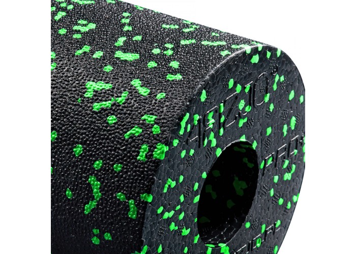 Масажний ролик 4FIZJO EPP PRO+ 33 x 14 см (валик, роллер) гладкий Black/Green (P-5907222931424)