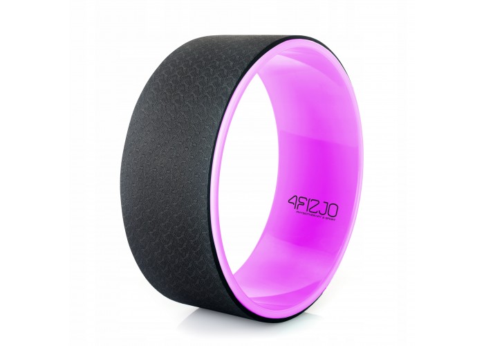 Колесо для йоги та фітнесу 4FIZJO Dharma Black/Pink (P-5907222931455)