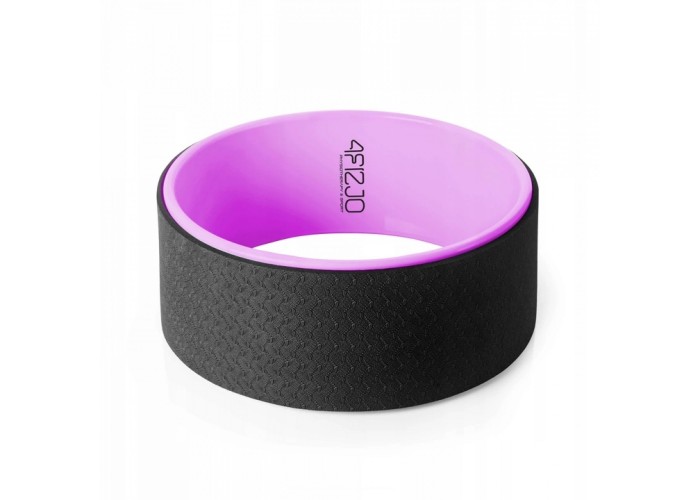 Колесо для йоги та фітнесу 4FIZJO Dharma Black/Pink (P-5907222931455)