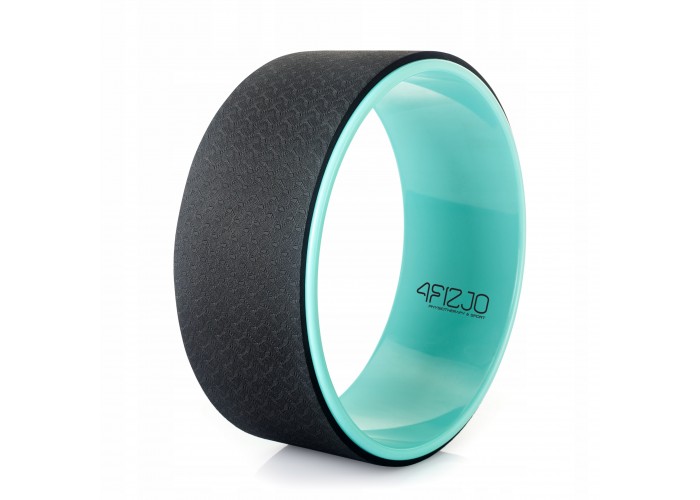 Колесо для йоги та фітнесу 4FIZJO Dharma Black/Turquoise (P-5907222931448)