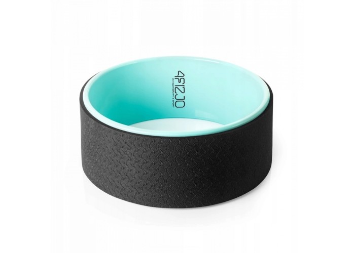 Колесо для йоги та фітнесу 4FIZJO Dharma Black/Turquoise (P-5907222931448)