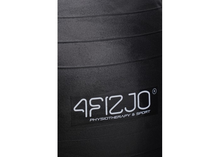 М'яч для фітнесу (фітбол) 4FIZJO 85 см Anti-Burst Black (P-5907222931516)