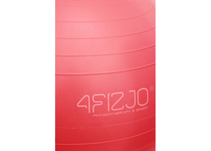 М'яч для фітнесу (фітбол) 4FIZJO 55 см Anti-Burst Red (P-5907222931509)